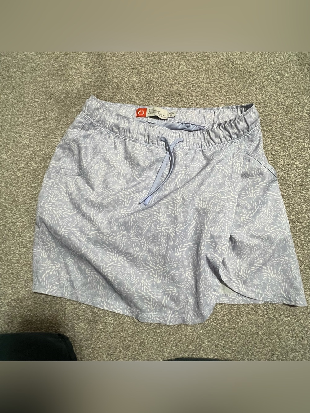 Light Lavender Patterned Women's Skort  Activewear tennis skirt